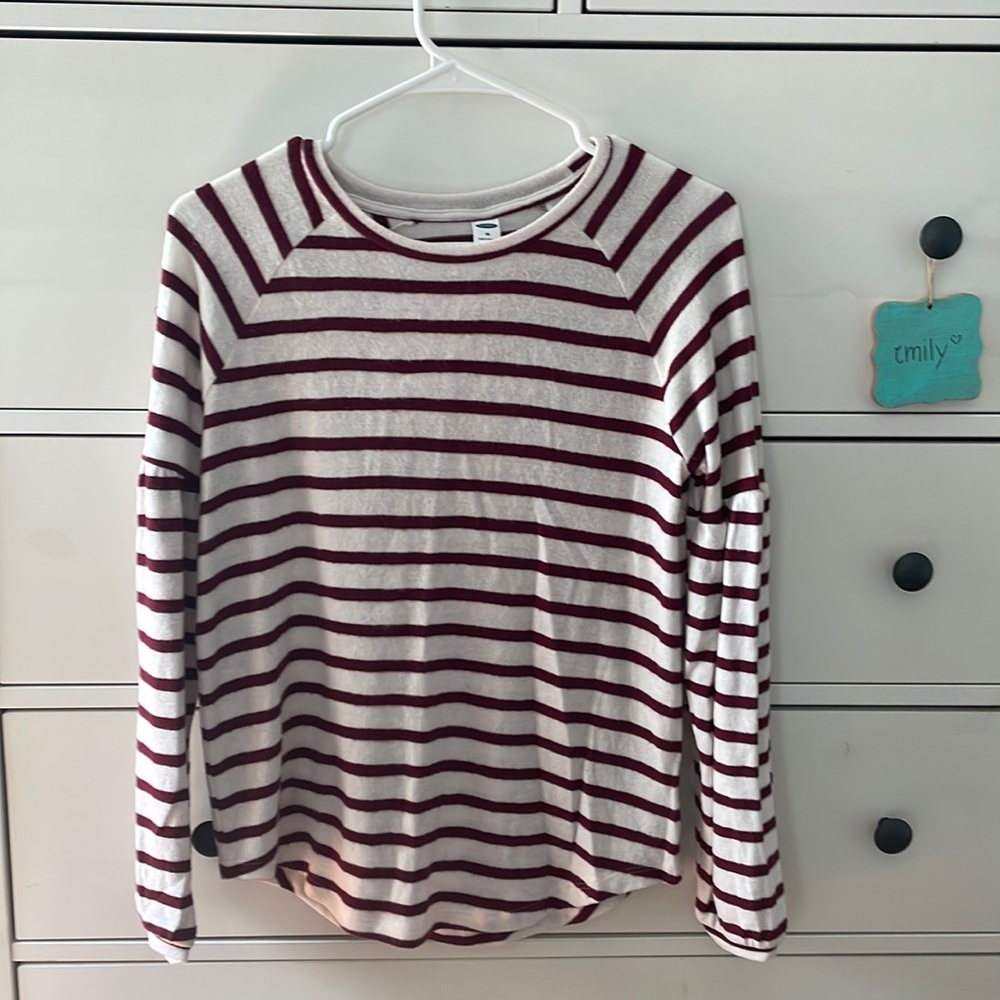 Old Navy Super Soft Striped Sweater with Flare Sleeves